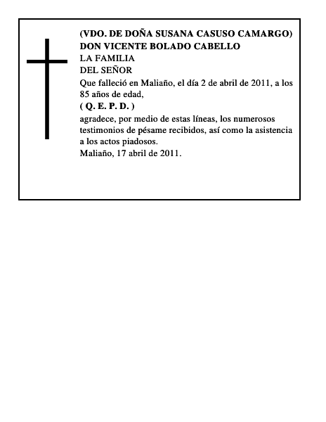 DON VICENTE BOLADO CABELLO