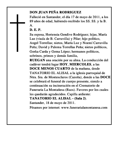 DON JUAN PEÑA RODRIGUEZ