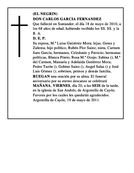 DON CARLOS GARCIA FERNANDEZ