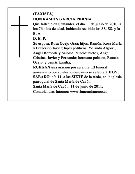 DON RAMON GARCIA PERNIA