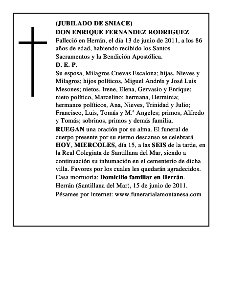 DON ENRIQUE FERNANDEZ RODRIGUEZ