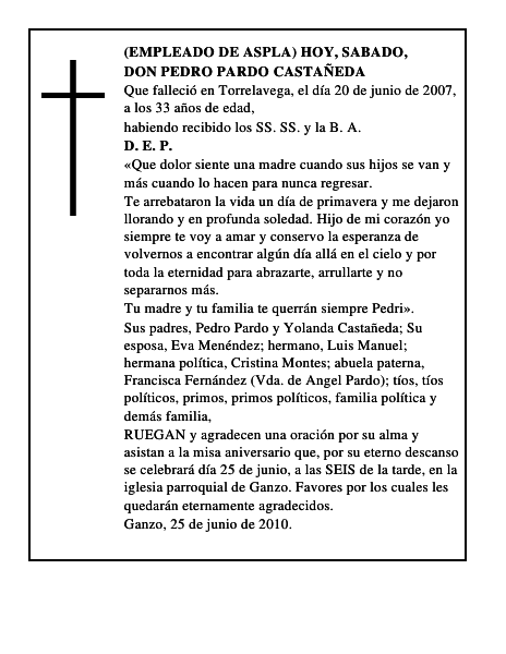 DON PEDRO PARDO CASTAÑEDA