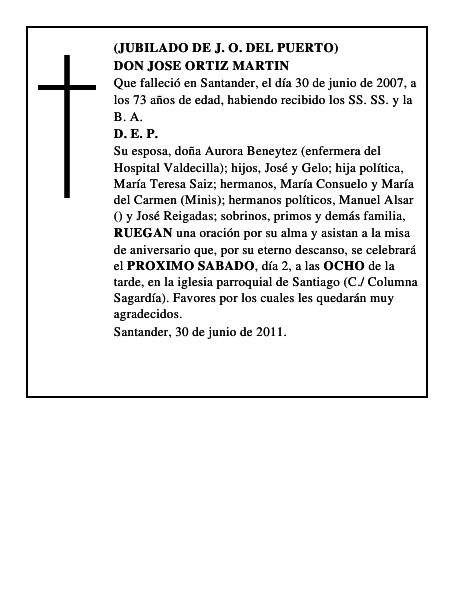 DON JOSE ORTIZ MARTIN