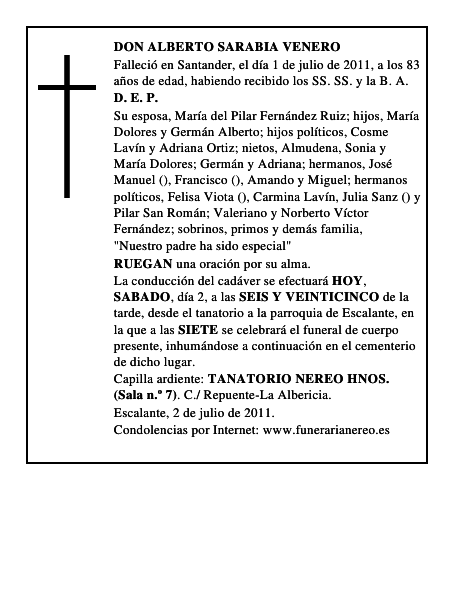 DON ALBERTO SARABIA VENERO