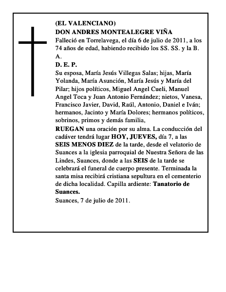DON ANDRES MONTEALEGRE VIÑA