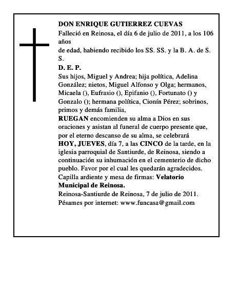 DON ENRIQUE GUTIERREZ CUEVAS