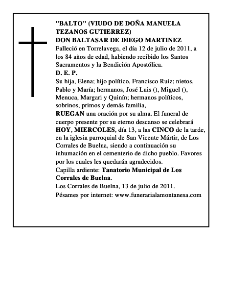 DON BALTASAR DE DIEGO MARTINEZ