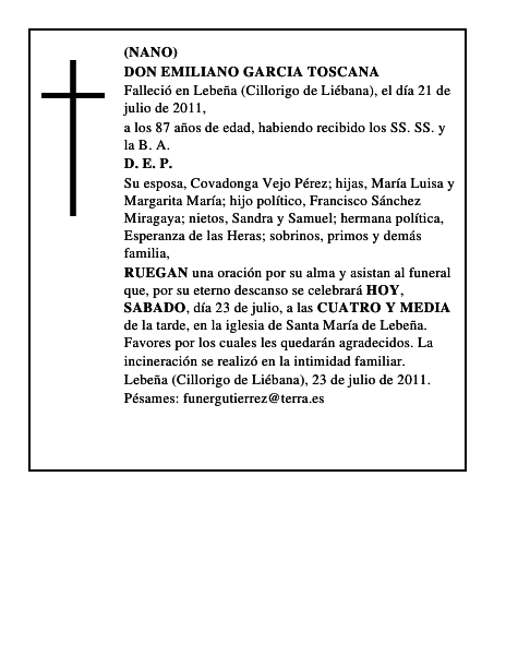 DON EMILIANO GARCIA TOSCANA