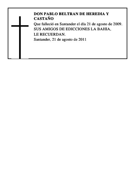 DON PABLO BELTRAN DE HEREDIA Y CASTAÑO