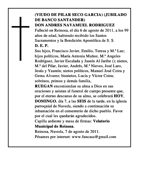 DON ANDRES NAVAMUEL RODRIGUEZ