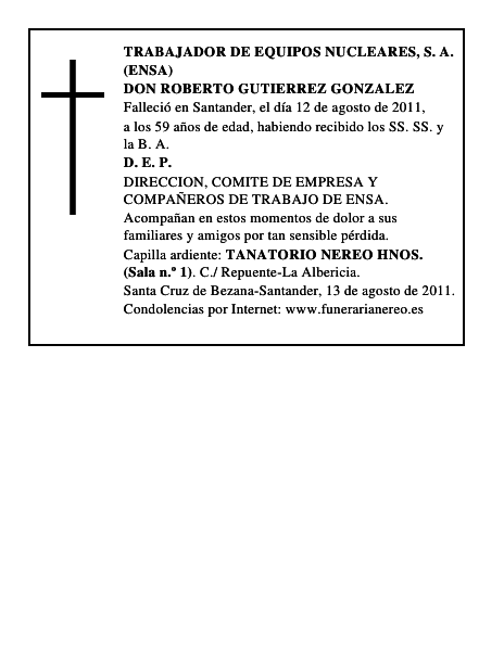 DON ROBERTO GUTIERREZ GONZALEZ