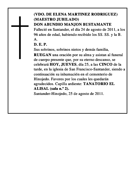 DON ABUNDIO MANJON BUSTAMANTE