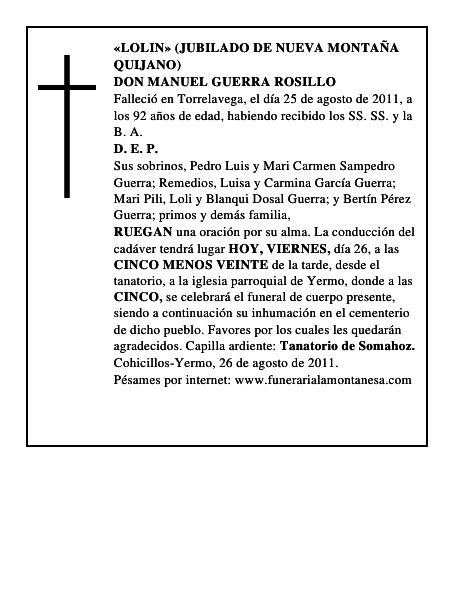 DON MANUEL GUERRA ROSILLO
