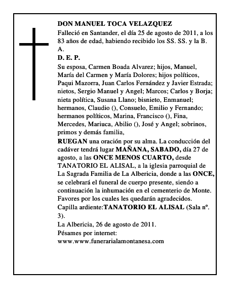 DON MANUEL TOCA VELAZQUEZ