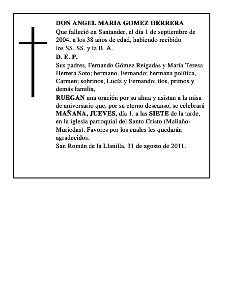 DON ANGEL MARIA GOMEZ HERRERA