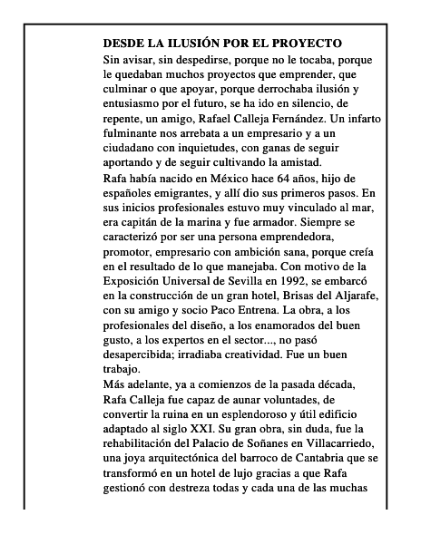 Desde la ilusión por el proyecto