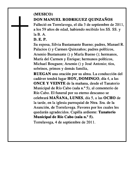 DON MANUEL RODRIGUEZ QUINZAÑOS