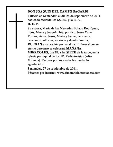 DON JOAQUIN DEL CAMPO SAGARDI