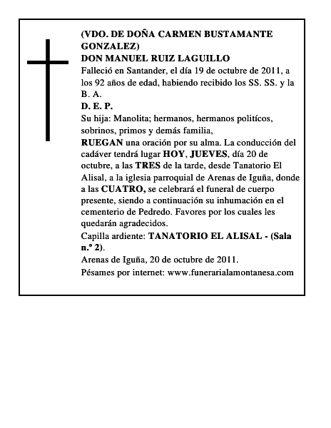 DON MANUEL RUIZ LAGUILLO