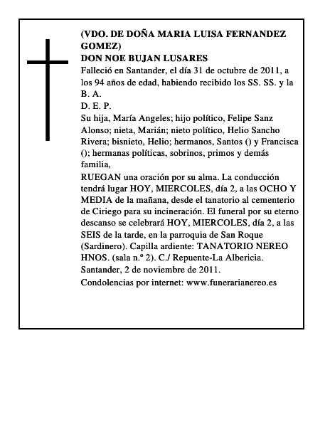 DON NOE BUJAN LUSARES