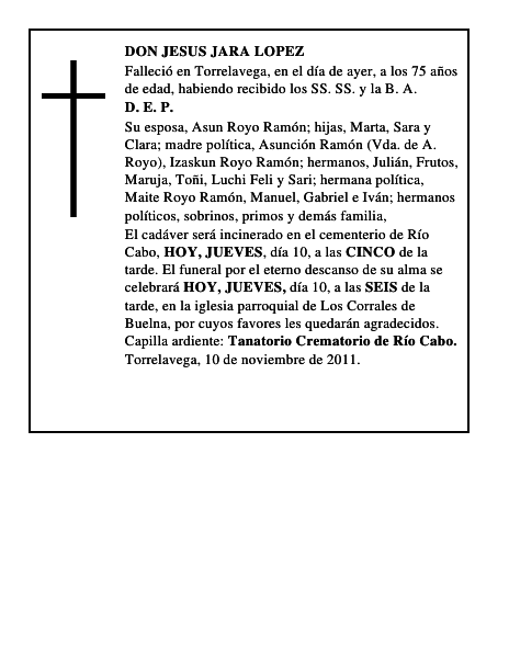 DON JESUS JARA LOPEZ