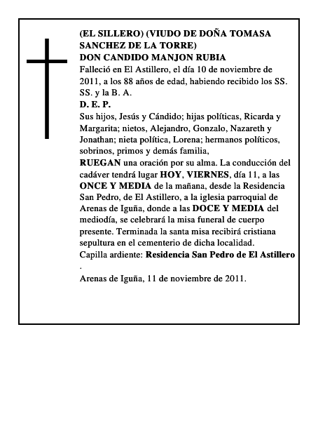 DON CANDIDO MANJON RUBIA