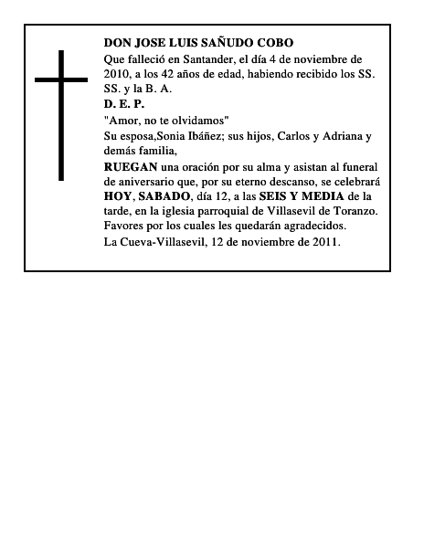 DON JOSE LUIS SAÑUDO COBO