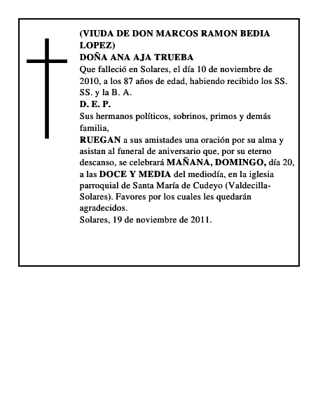 DOÑA ANA AJA TRUEBA