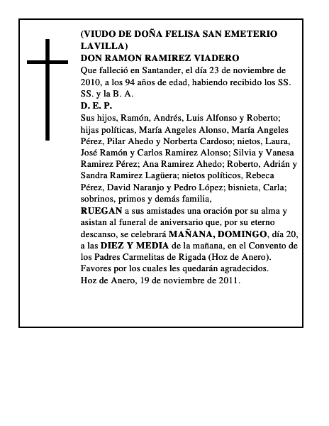 DON RAMON RAMIREZ VIADERO