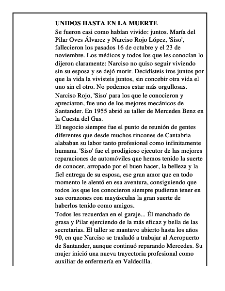 Unidos hasta en la muerte