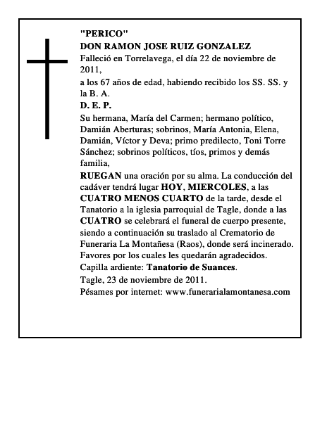 DON RAMON JOSE RUIZ GONZALEZ