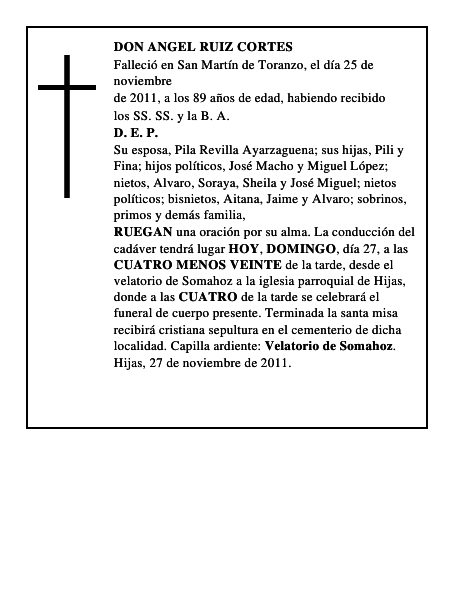 DON ANGEL RUIZ CORTES