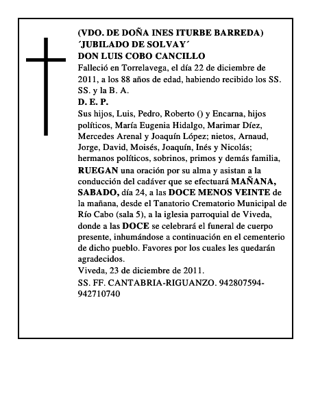 DON LUIS COBO CANCILLO