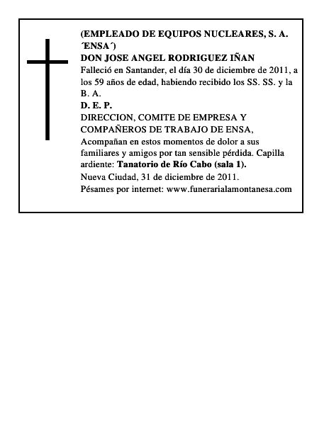 DON JOSE ANGEL RODRIGUEZ IÑAN