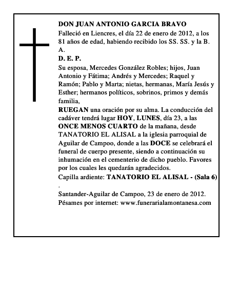 DON JUAN ANTONIO GARCIA BRAVO