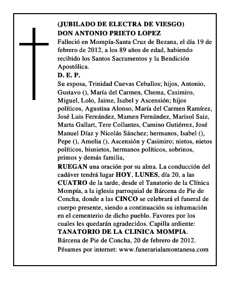 DON ANTONIO PRIETO LOPEZ