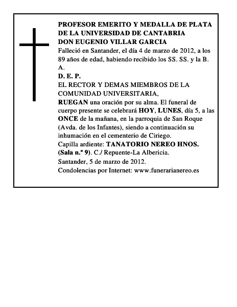 DON EUGENIO VILLAR GARCIA