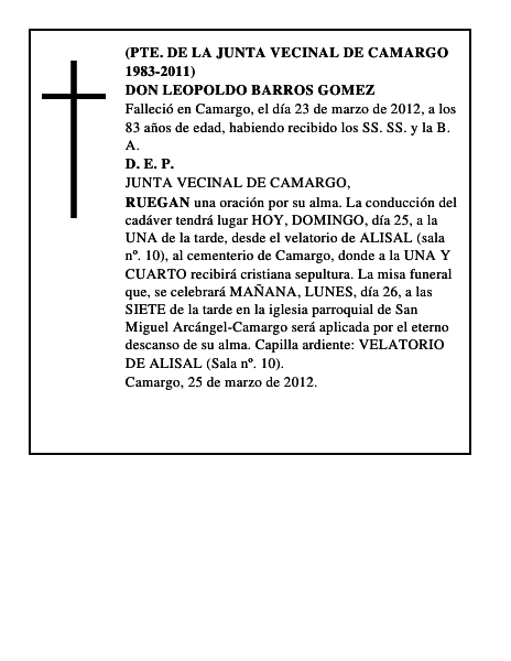 DON LEOPOLDO BARROS GOMEZ