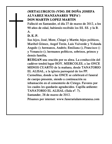 DON MARTIN LOPEZ MARTIN
