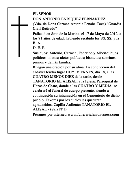 ANTONIO ENRIQUEZ FERNANDEZ