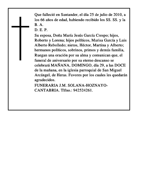 Indalecio Fernández Gómez