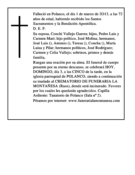 Pedro Muriedas Luciarte