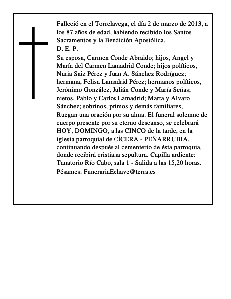 Angel Lamadrid Pérez