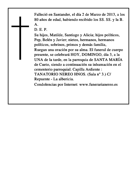 Faustina Perez Fernandez