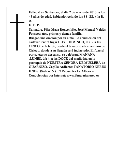 Jose Manuel Valdés Maza