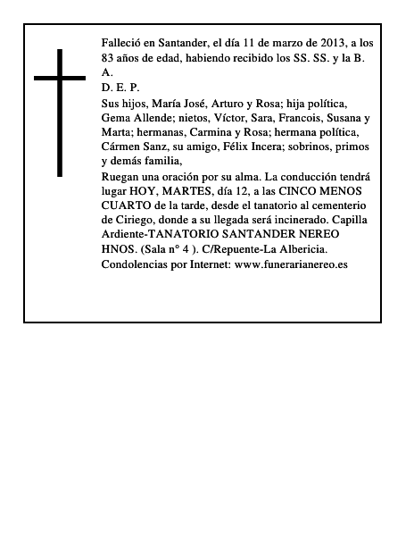 Jose María Arruebarrena Fernandez