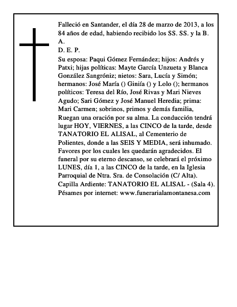 Jose Andres Herrán Pardo