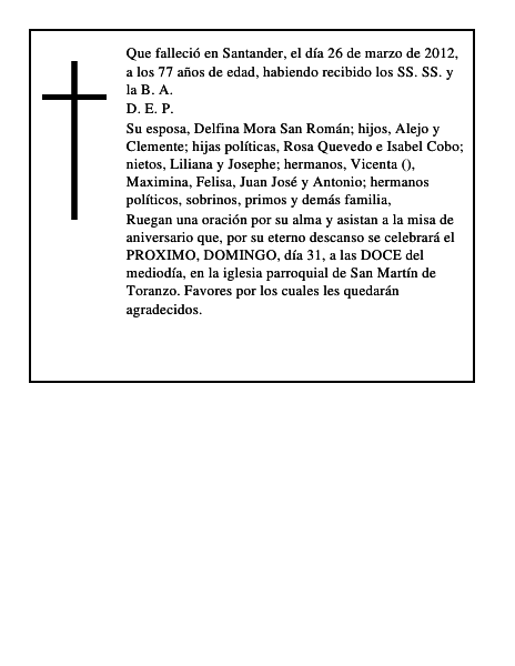 Clemente Manuel Alvarez González