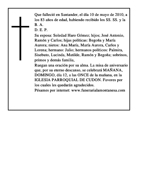Jose Donato San Emeterio García
