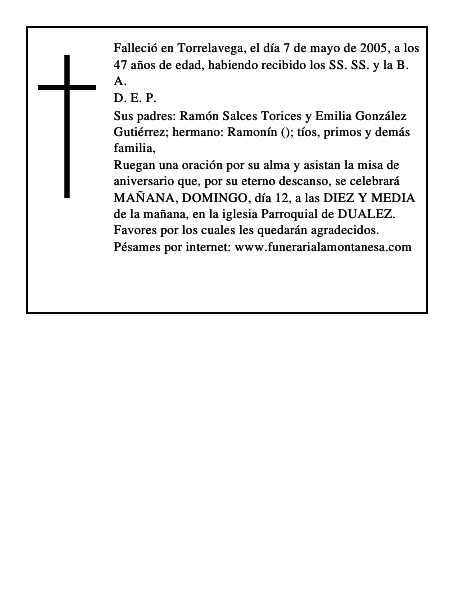 Rosalina Salces Gonzalez